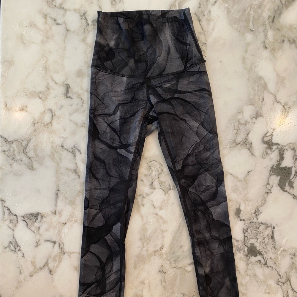 Lulu Lemon Tie Dye Super High Waisted Leggings
